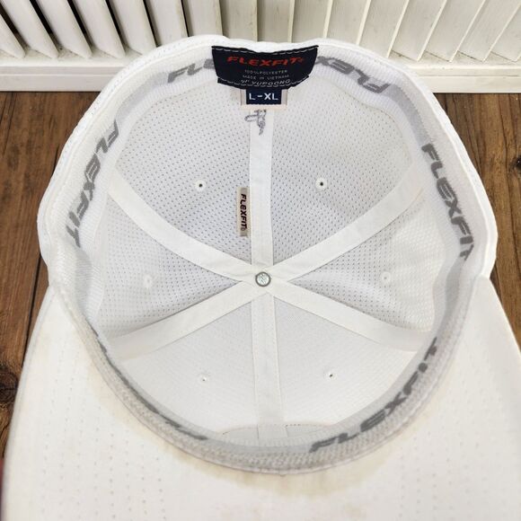 Travis Mathew Colorado Flag Patch FlexFit Sz L/XL Hat Cap White Golf Performance - Picture 9 of 11